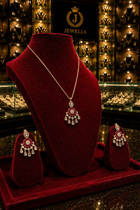 Kundan Polki Pendant Set PS-7