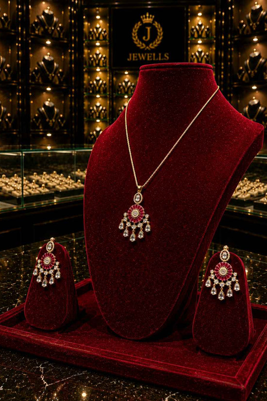 Kundan Polki Pendant Set PS-7