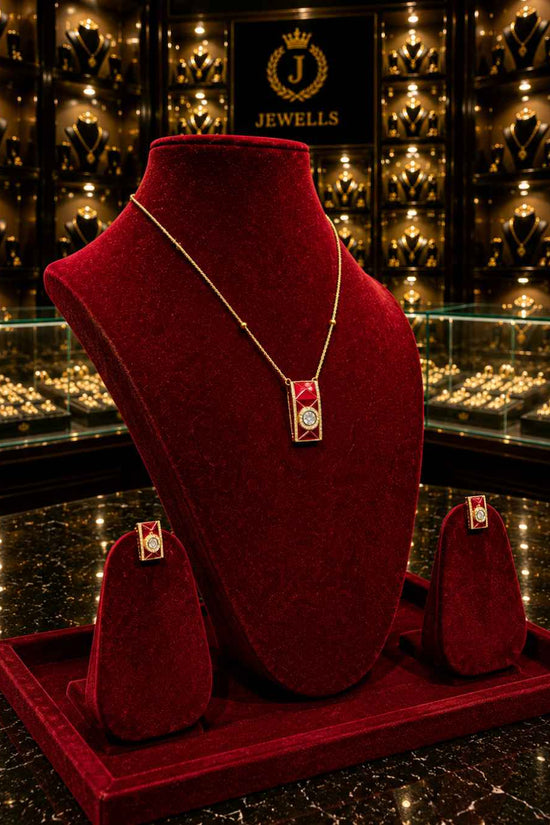 Kundan Polki Pendant Set PS-8