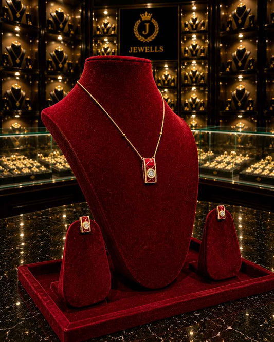 Kundan Polki Pendant Set PS-8