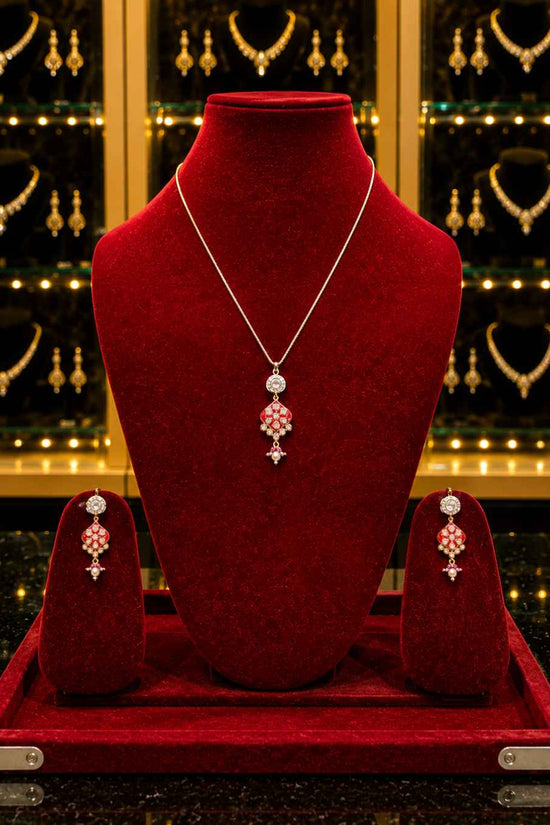 Kundan Polki Pendant Set PS-9