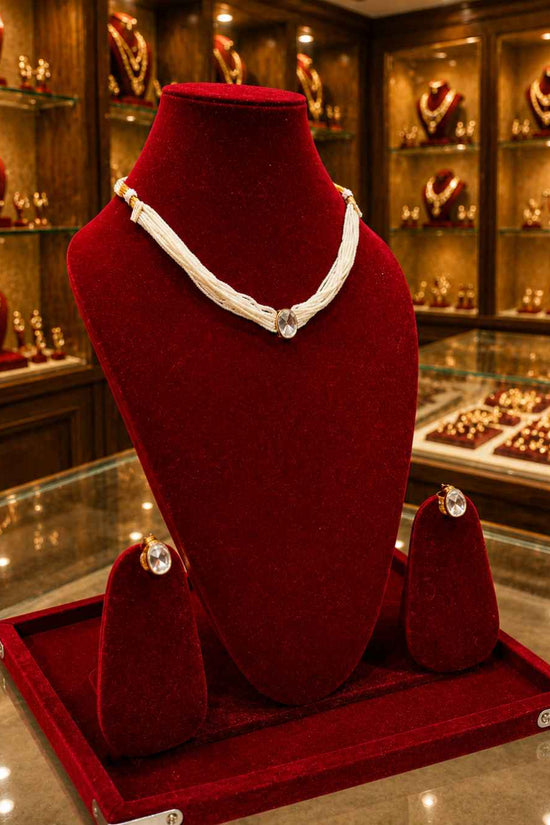 Moissanite Pendant Set PS-1