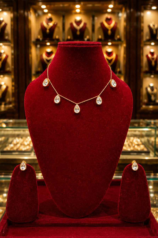 Moissanite Pendant Set PS-4