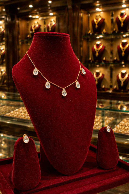Moissanite Pendant Set PS-4