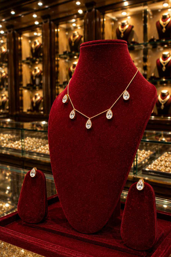 Moissanite Pendant Set PS-4