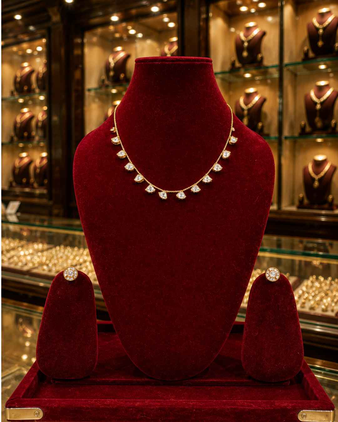 Moissanite Pendant Set PS-5