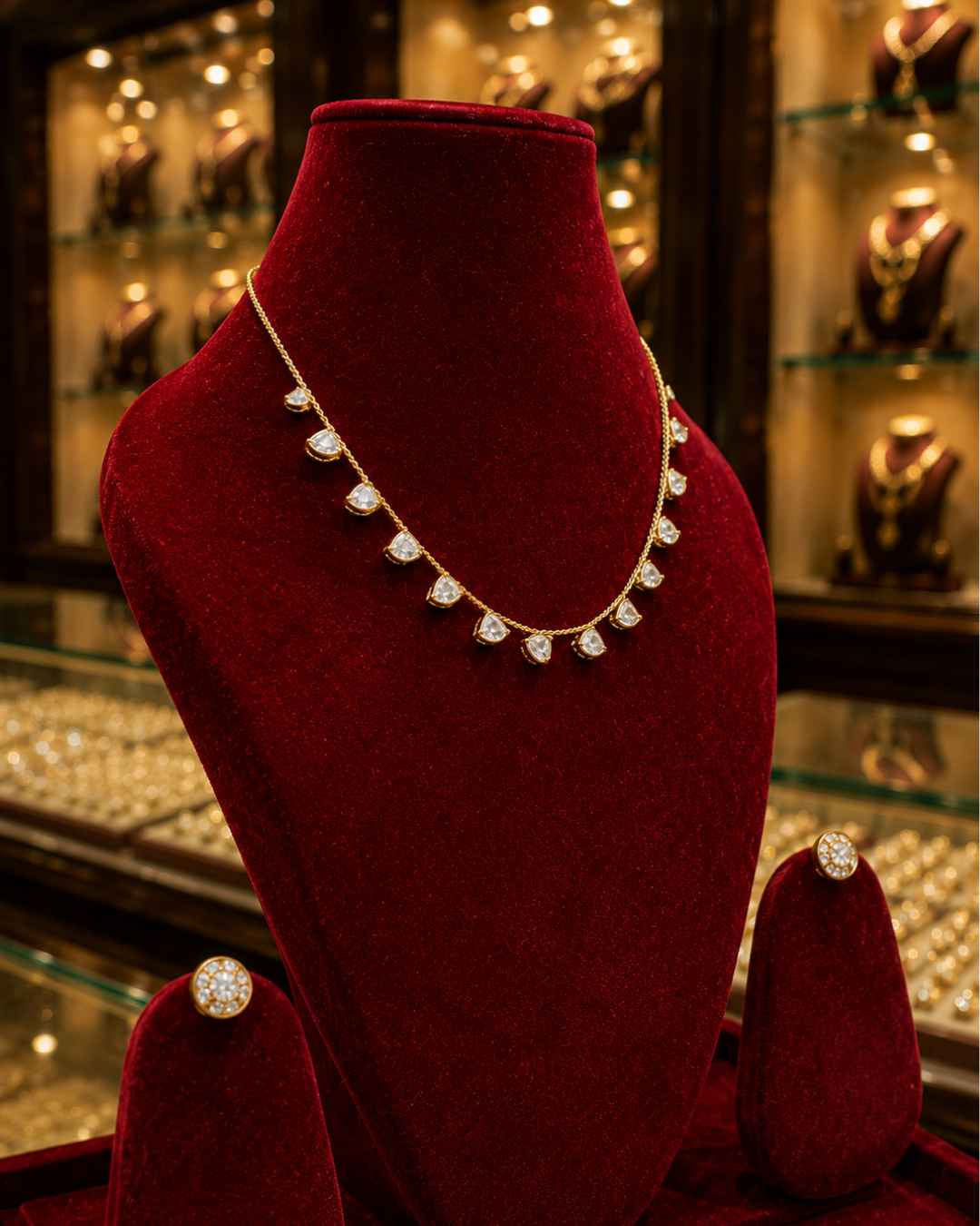 Moissanite Pendant Set PS-5