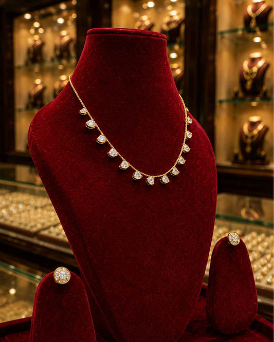 Moissanite Pendant Set PS-5