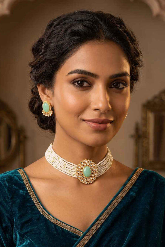 Rajwada Kundan Choker NS-11