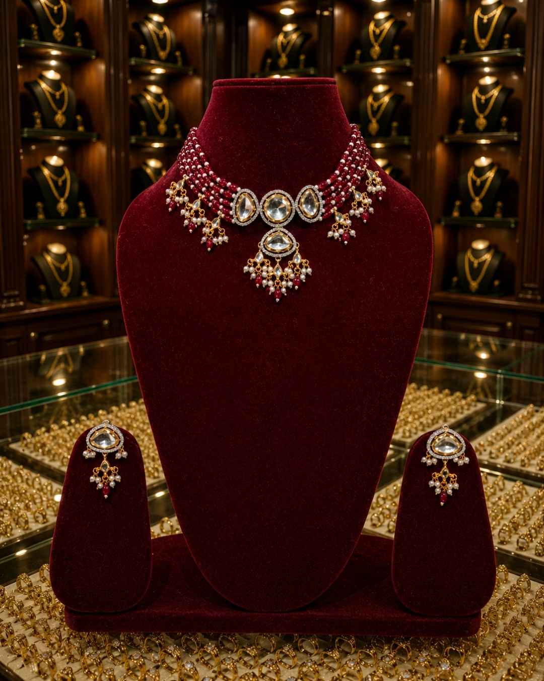 Rajwada Kundan Choker NS-13
