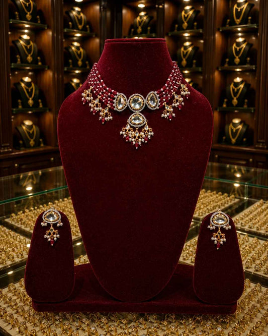 Rajwada Kundan Choker NS-13