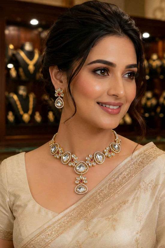 Rajwada Kundan Choker NS-14