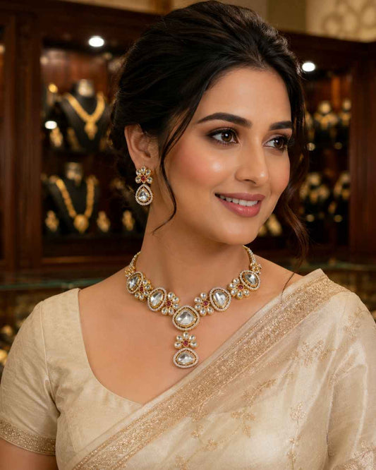 Rajwada Kundan Choker NS-14