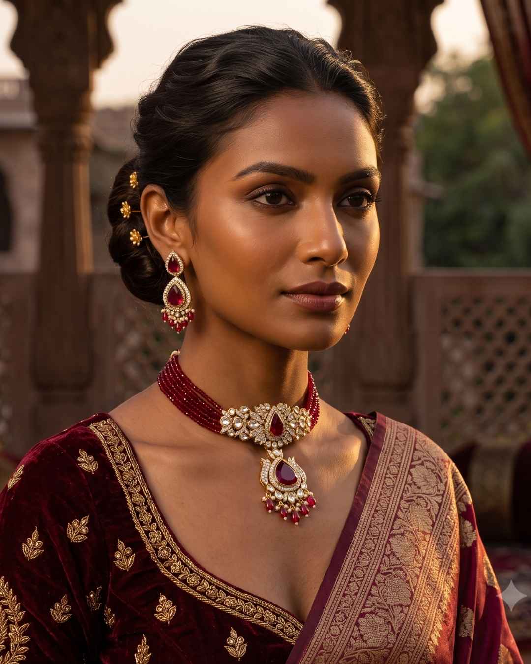 Rajwada Kundan Choker NS-15