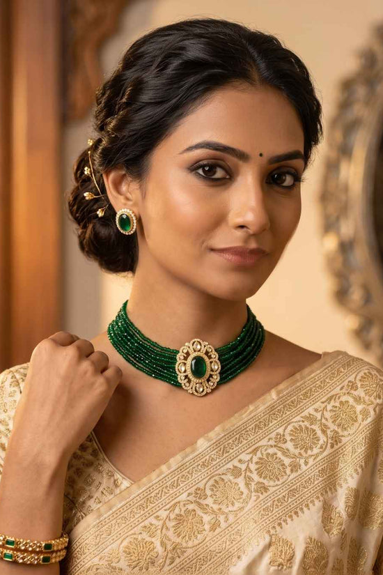 Rajwada Kundan Choker NS-20