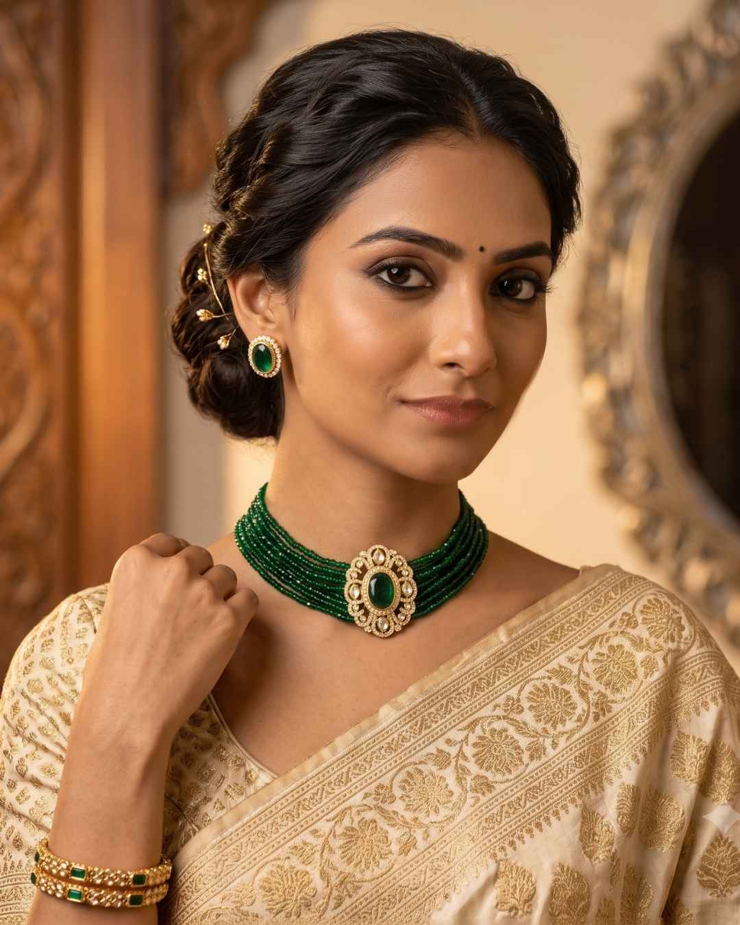 Rajwada Kundan Choker NS-20