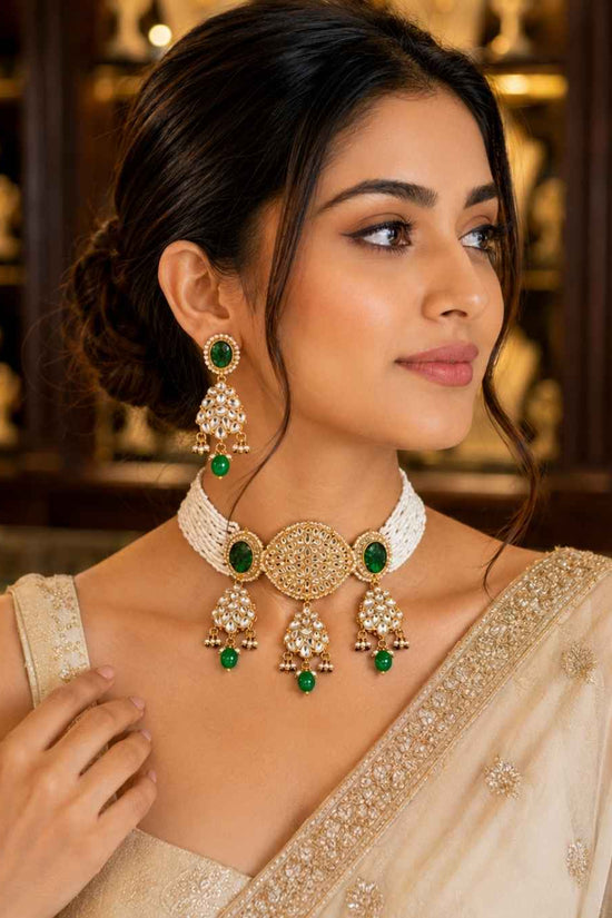 Rajwada Kundan Choker NS-22