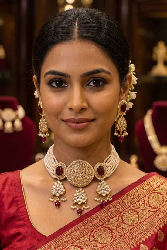 Rajwada Kundan Choker NS-23