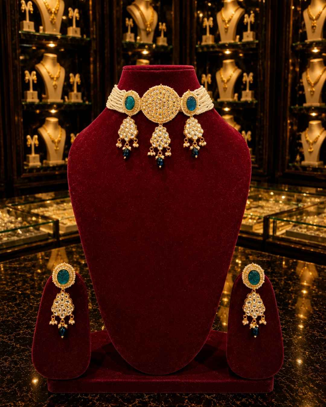 Rajwada Kundan Choker NS-24