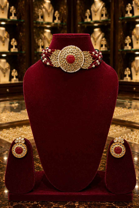 Rajwada Kundan Choker NS-25