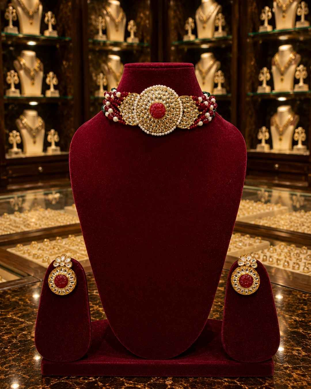 Rajwada Kundan Choker NS-25