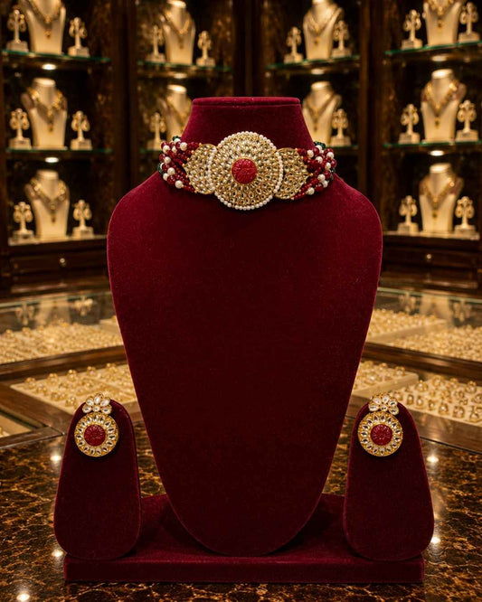 Rajwada Kundan Choker NS-25