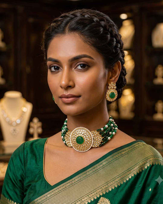 Rajwada Kundan Choker NS-26