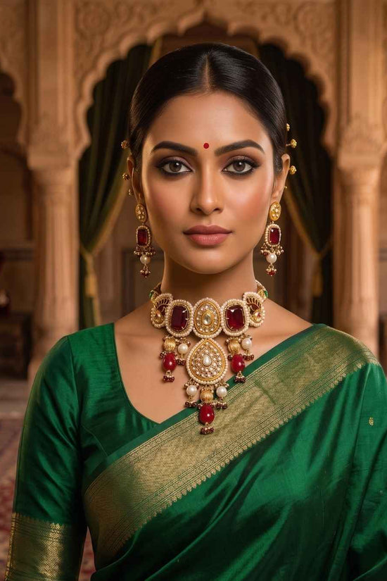 Rajwada Kundan Choker NS-32