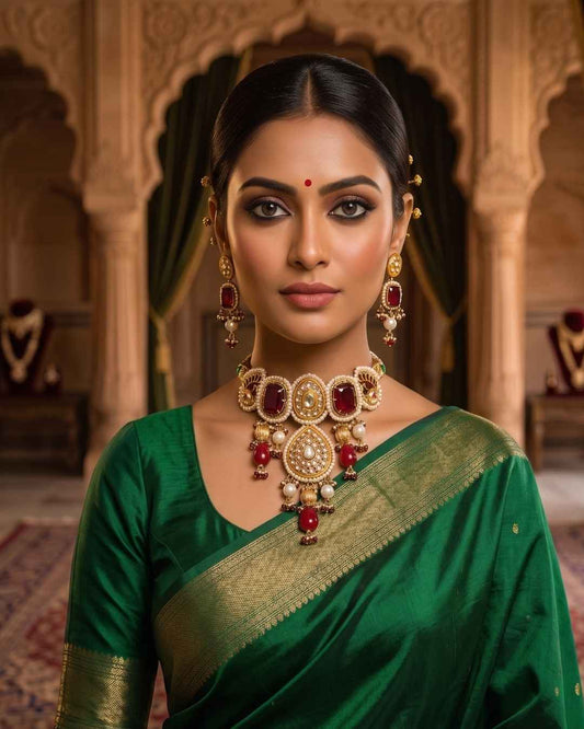 Rajwada Kundan Choker NS-32