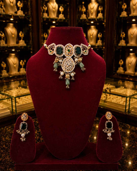 Rajwada Kundan Choker NS-33