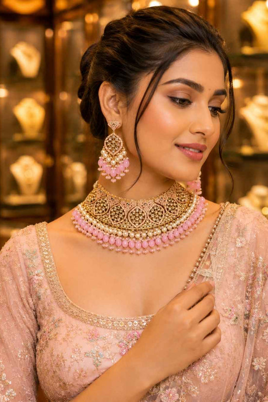 Rajwada Kundan Choker NS-37