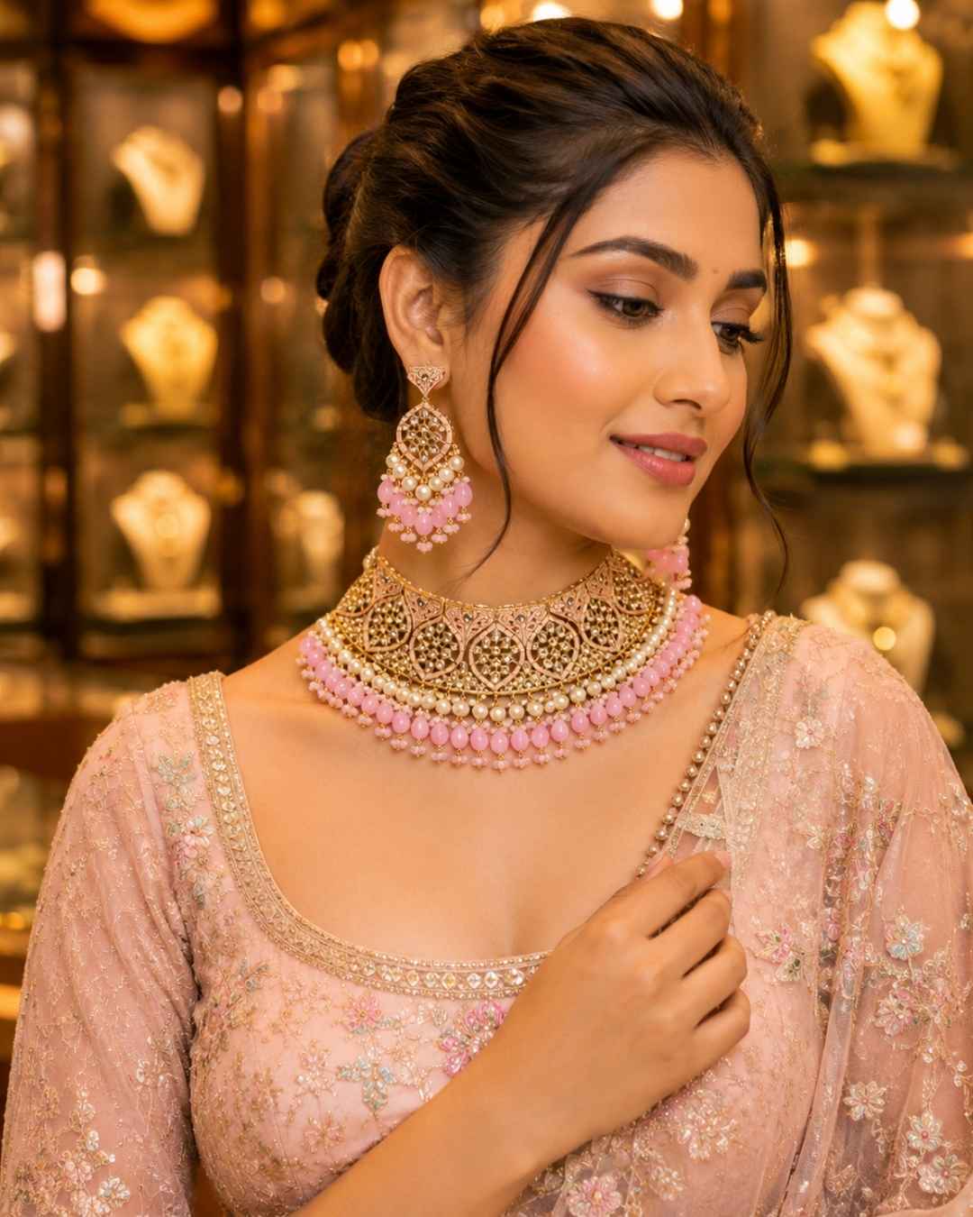 Rajwada Kundan Choker NS-37