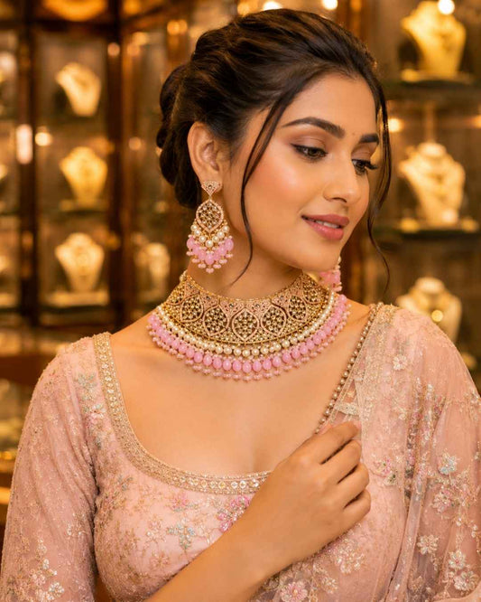 Rajwada Kundan Choker NS-37
