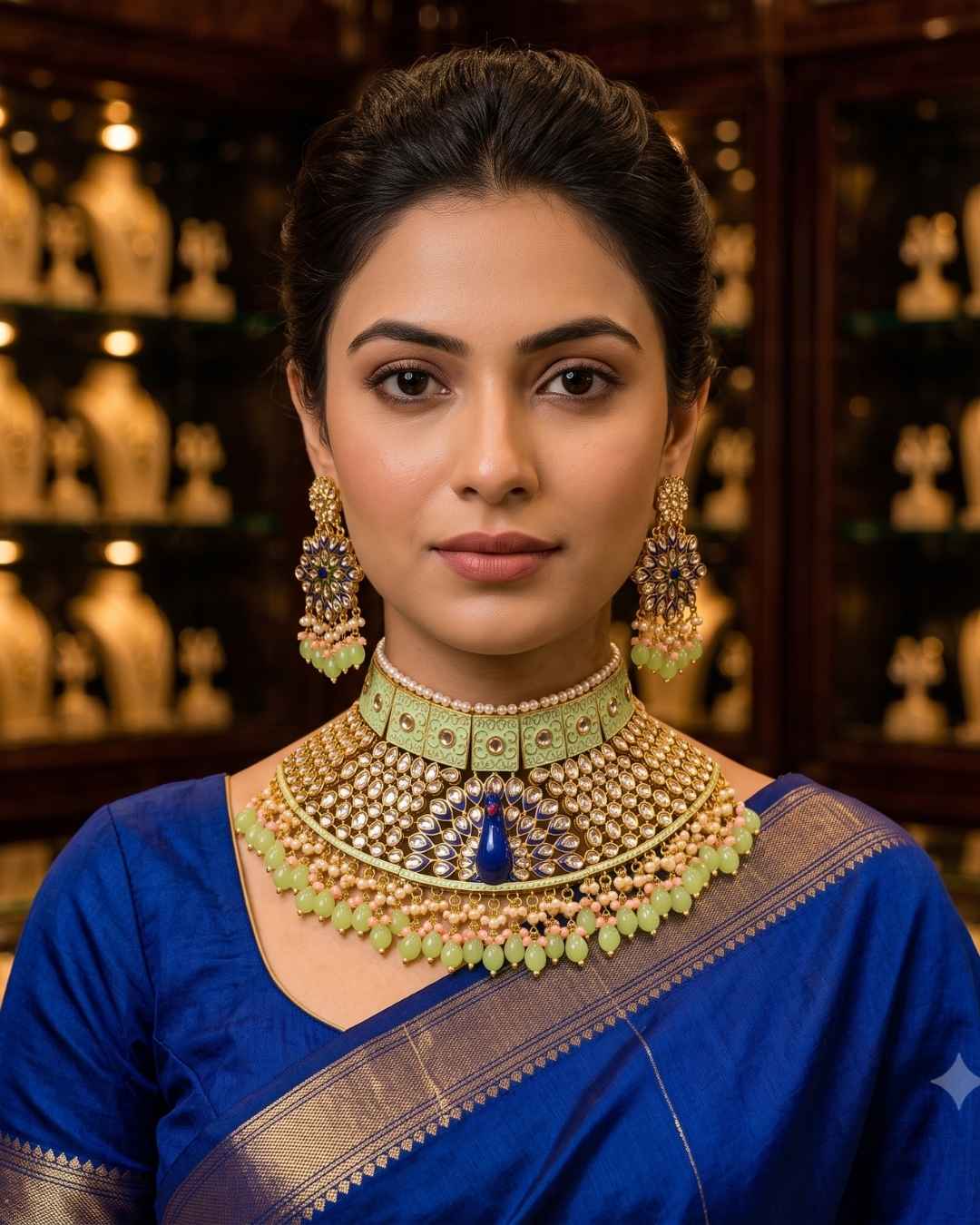 Rajwada Kundan Choker NS-38