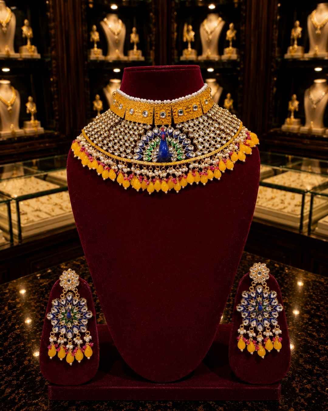 Rajwada Kundan Choker NS-39