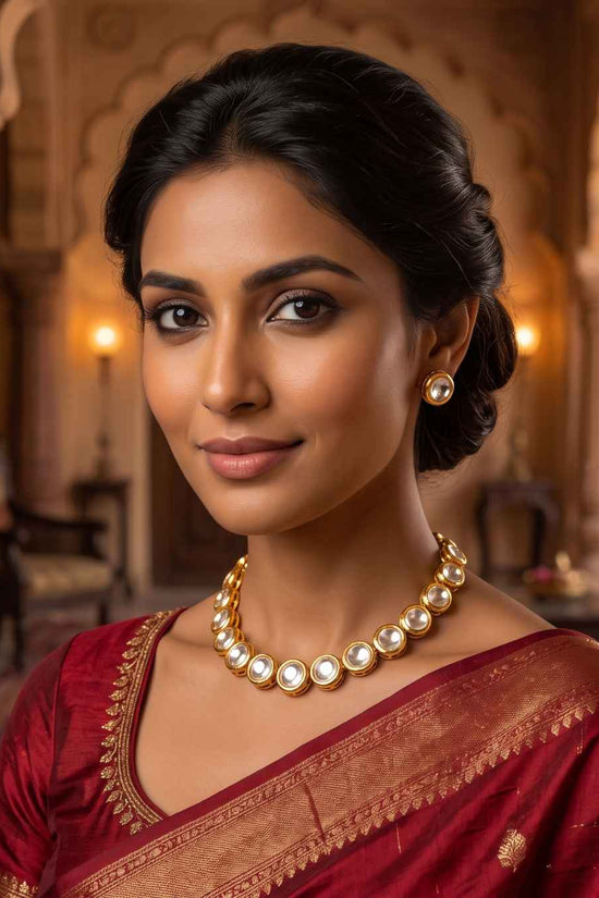 Rajwada Kundan Choker NS-4
