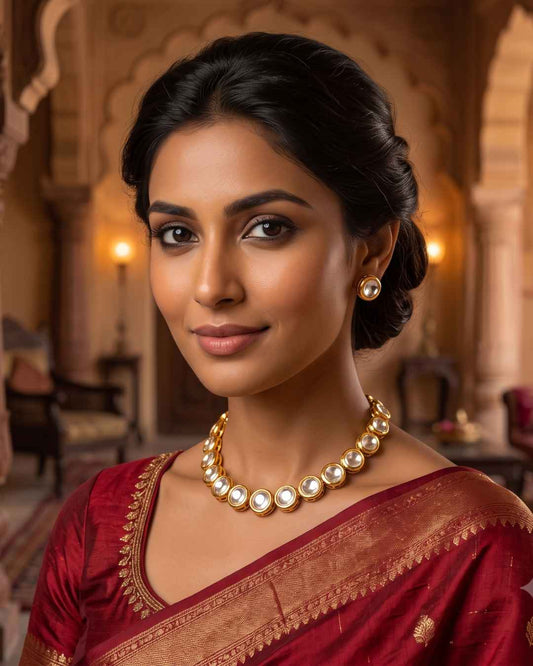 Rajwada Kundan Choker NS-4