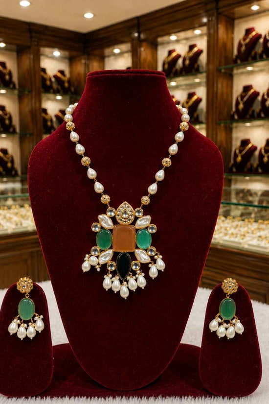 Rajwada Kundan Long Nacklesh NS-10
