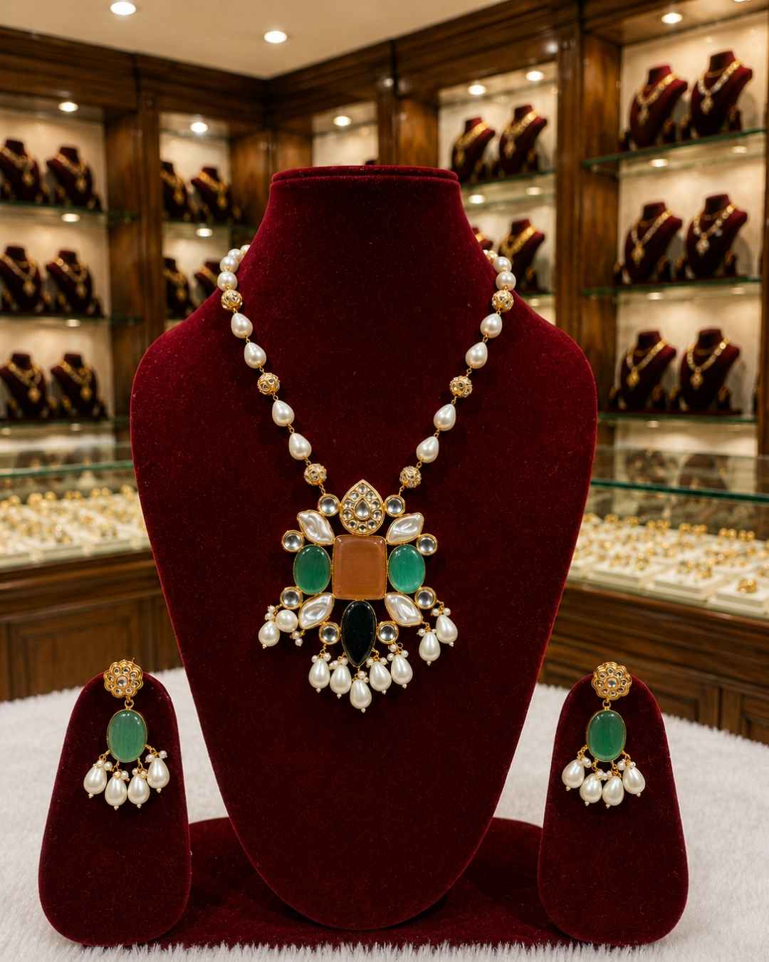 Rajwada Kundan Long Nacklesh NS-10