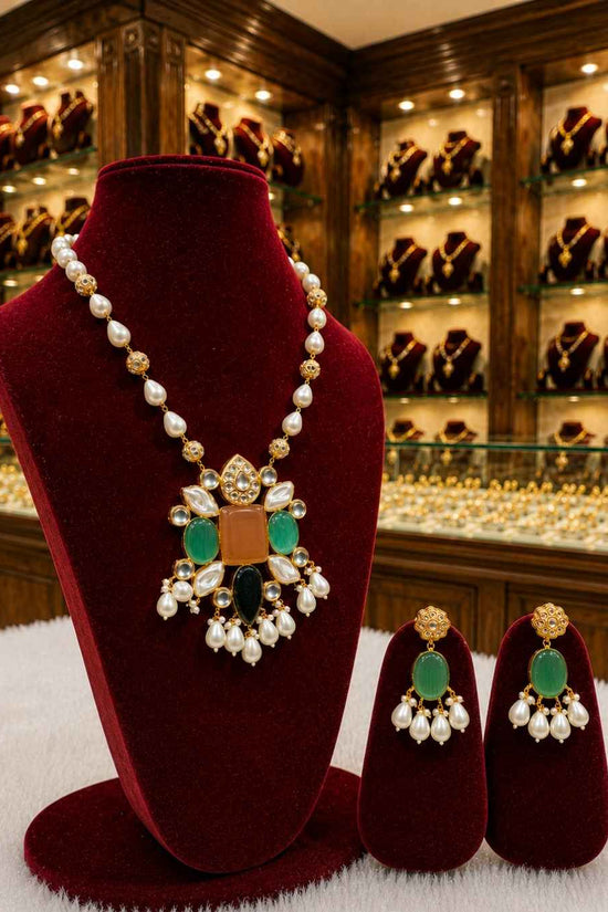 Rajwada Kundan Long Nacklesh NS-10