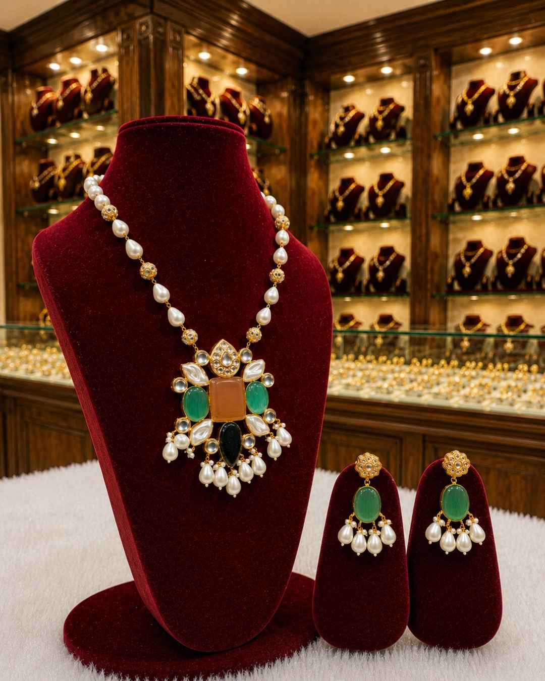 Rajwada Kundan Long Nacklesh NS-10