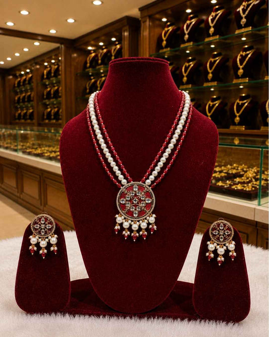 Rajwada Kundan Long Nacklesh NS-11