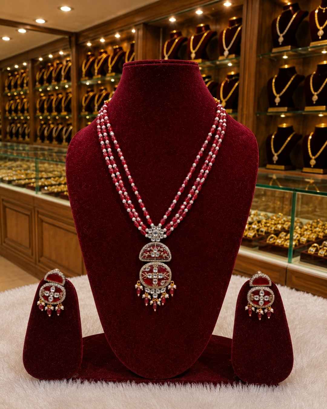 Rajwada Kundan Long Nacklesh NS-13
