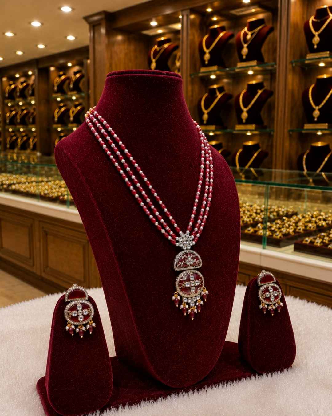 Rajwada Kundan Long Nacklesh NS-13