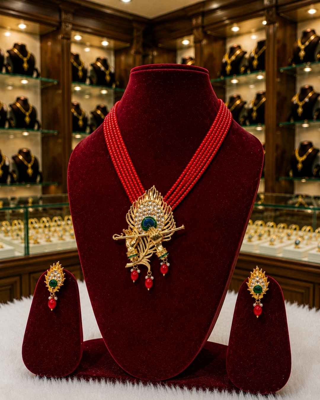 Rajwada Kundan Long Nacklesh NS-14