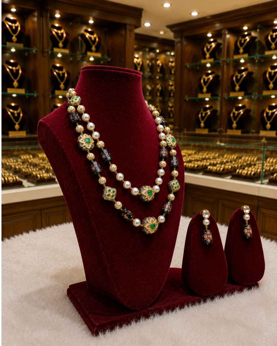Rajwada Kundan Long Nacklesh NS-17
