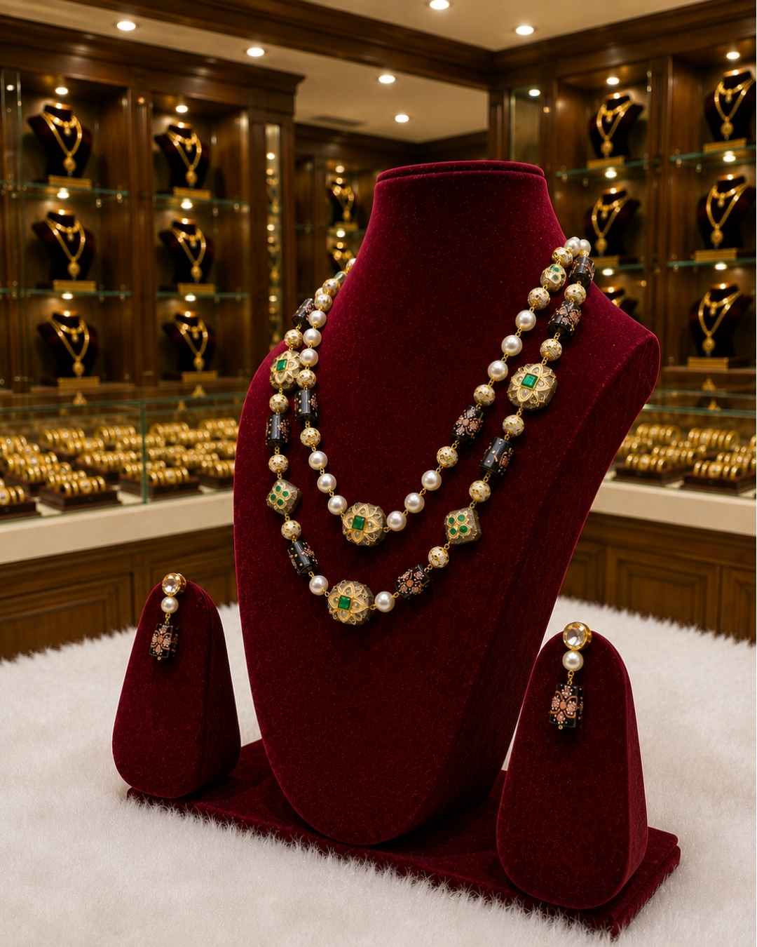 Rajwada Kundan Long Nacklesh NS-17