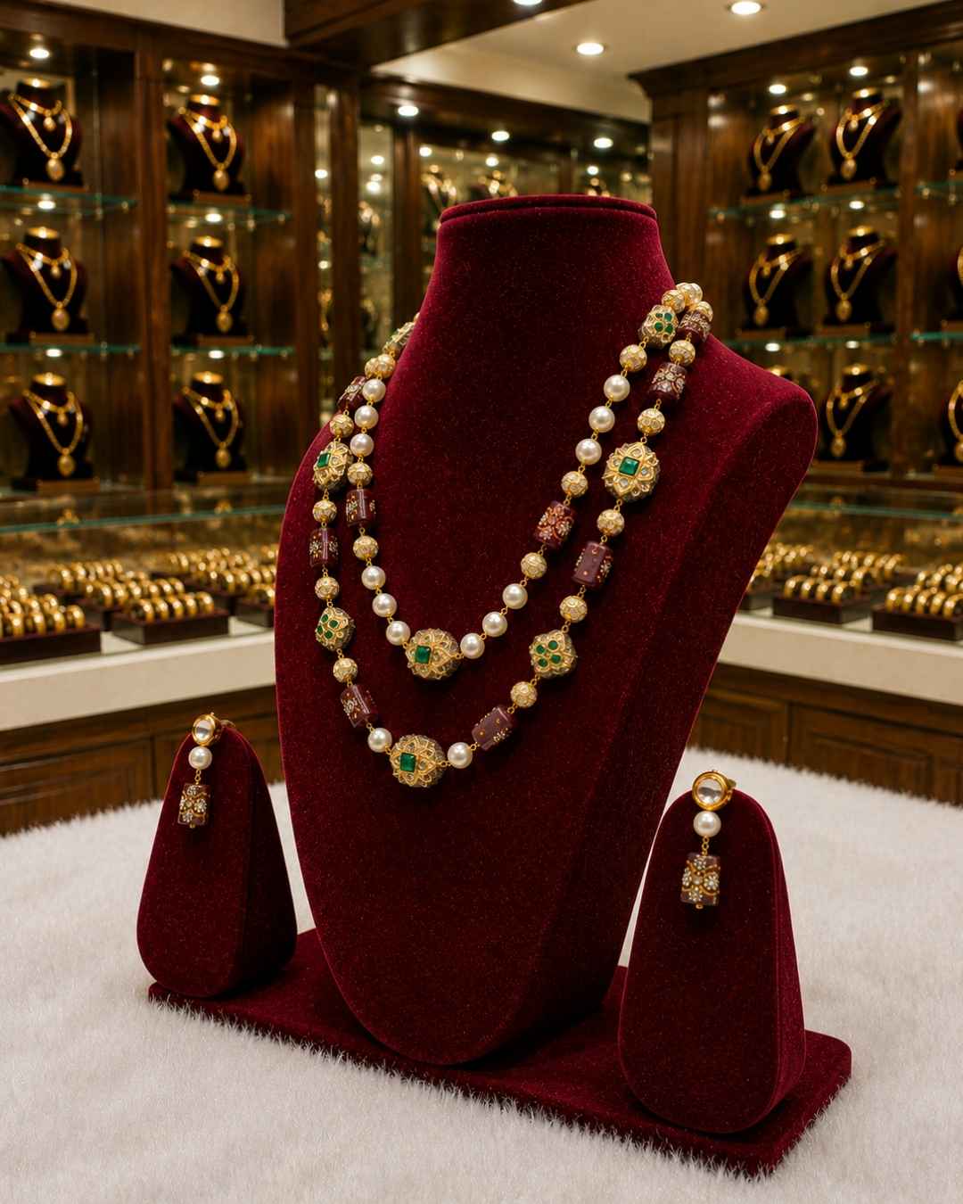 Rajwada Kundan Long Nacklesh NS-19