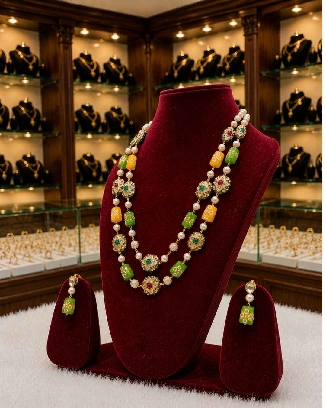 Rajwada Kundan Long Nacklesh NS-20