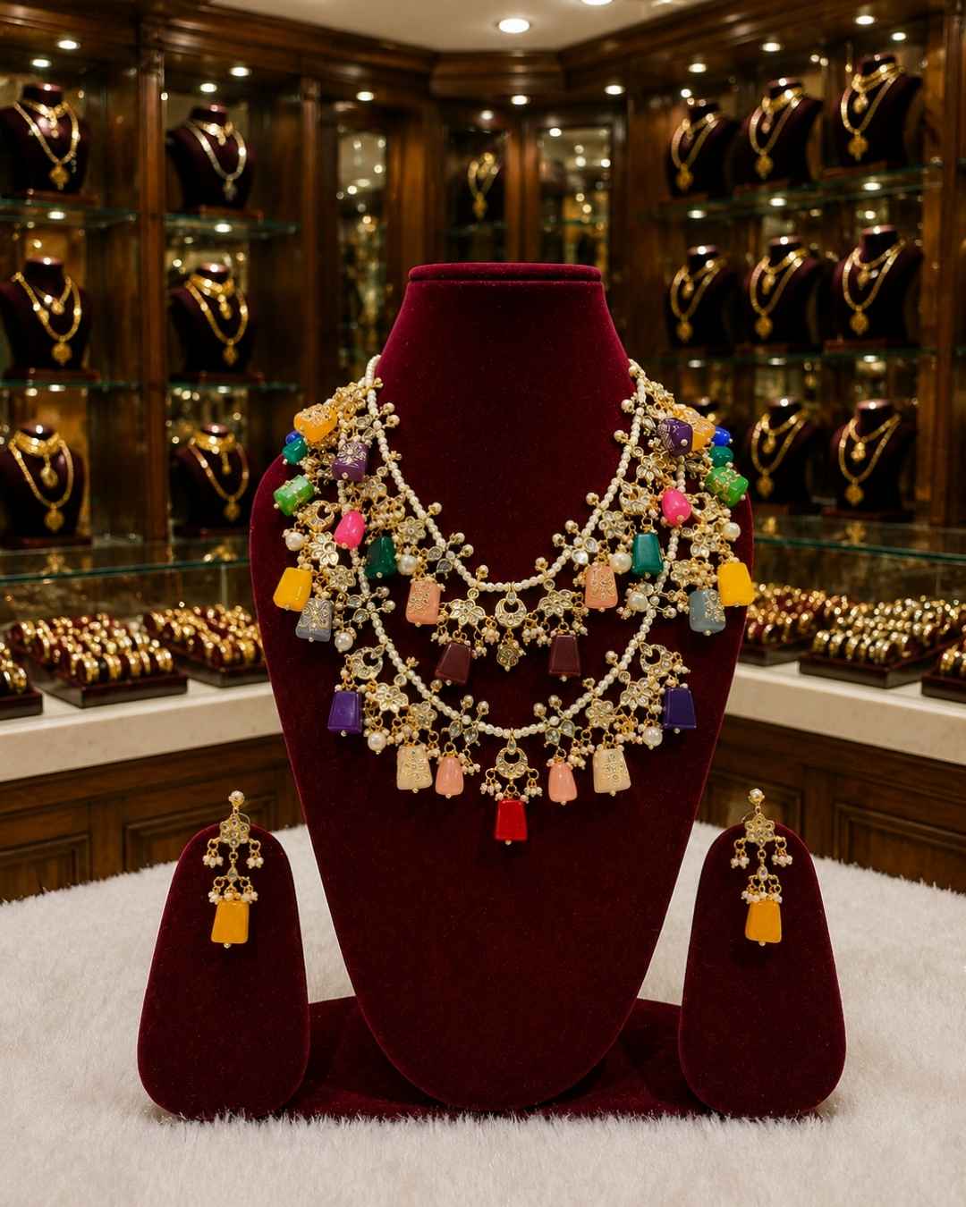 Rajwada Kundan Long Nacklesh NS-21